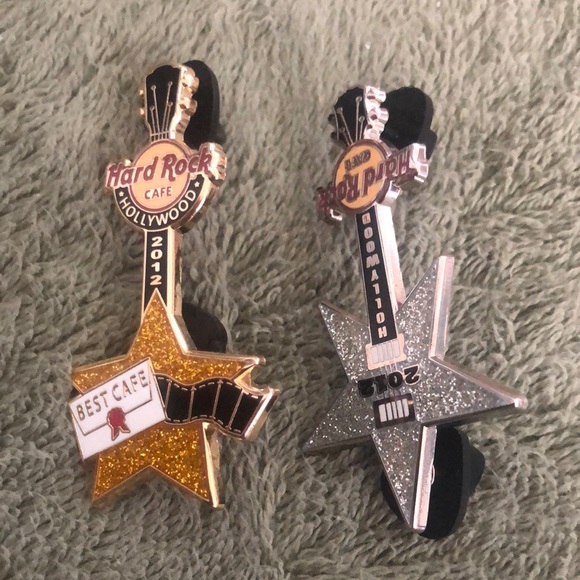 2012 Hollywood award silver star guitar, Hollywood 2012 gold award guitar - Picture 5 of 16